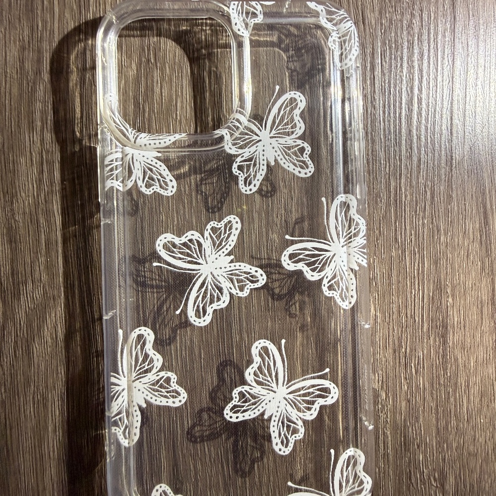 Transparent Butterfly Case for iPhone 13 Pro Max